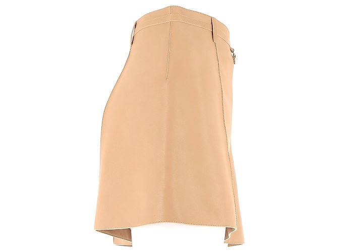 Hermès Hose T.FR 34 Leder Beige - Ansicht 3