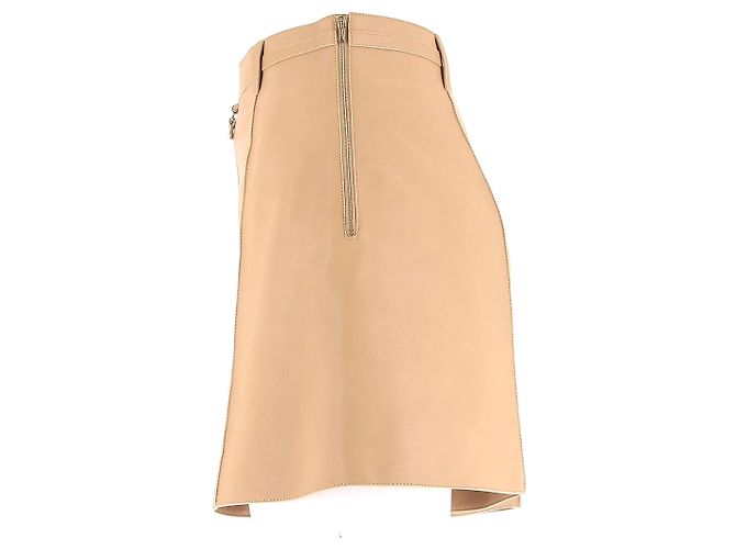 Hermès Hose T.FR 34 Leder Beige - Ansicht 4