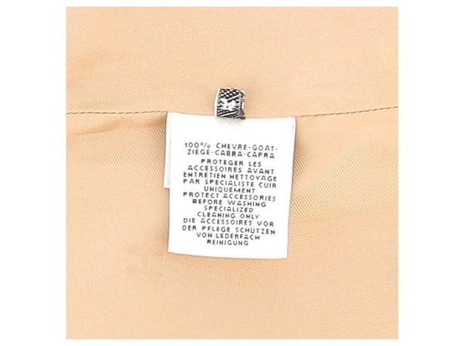 Hermès Hose T.FR 34 Leder Beige - Ansicht 6