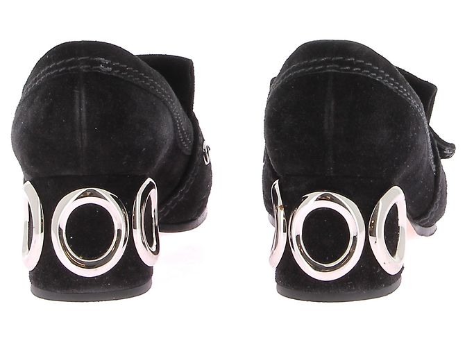 Miu Miu bailarinas T.EU 35.5 Ante Negro - vista 5
