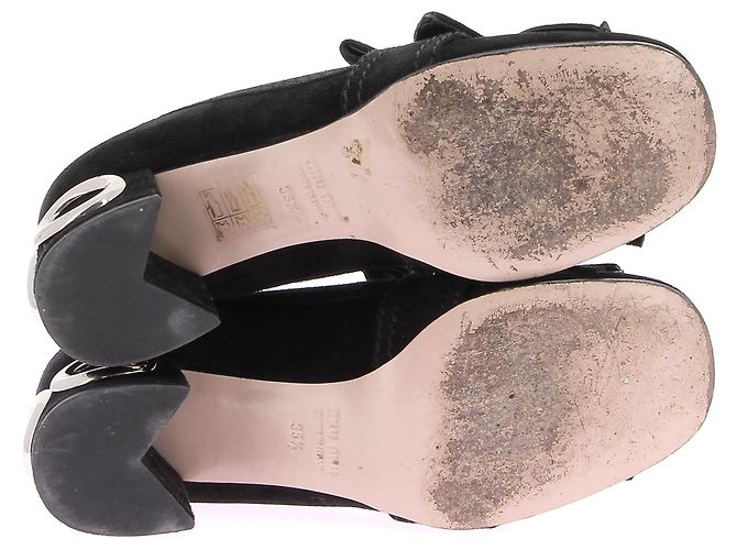 Miu Miu bailarinas T.EU 35.5 Ante Negro - vista 7