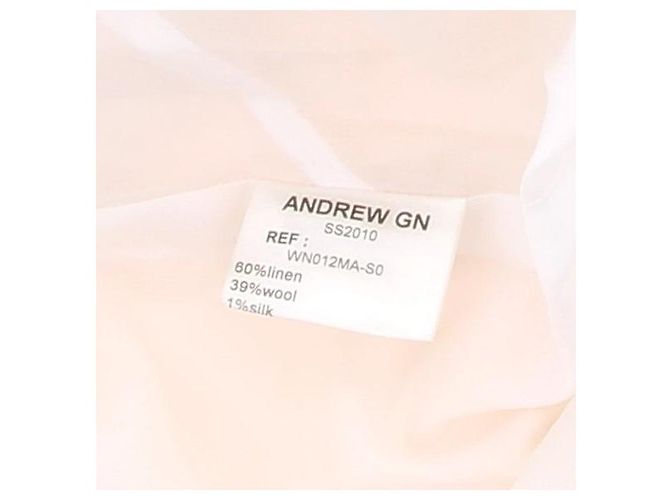 Andrew Gn viste T.FR 38 de lino Crudo - vista 6