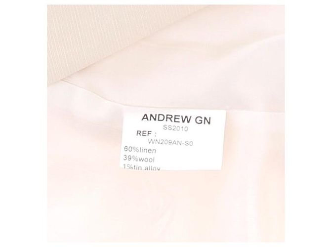 ANDREW GN Jacken T.FR 38 Leinen Roh - Ansicht 5