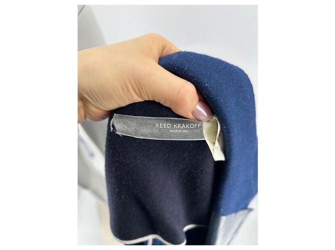 Abrigos Reed Krakoff T.International S Cachemira Azul - vista 5