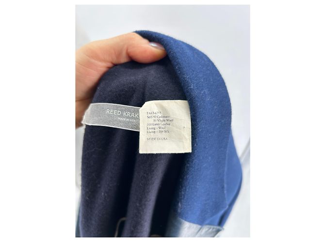 Abrigos Reed Krakoff T.International S Cachemira Azul - vista 6