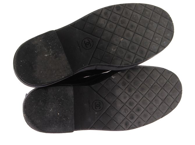Stivali Chanel T.EU 38 Velluto Nero - vista 6