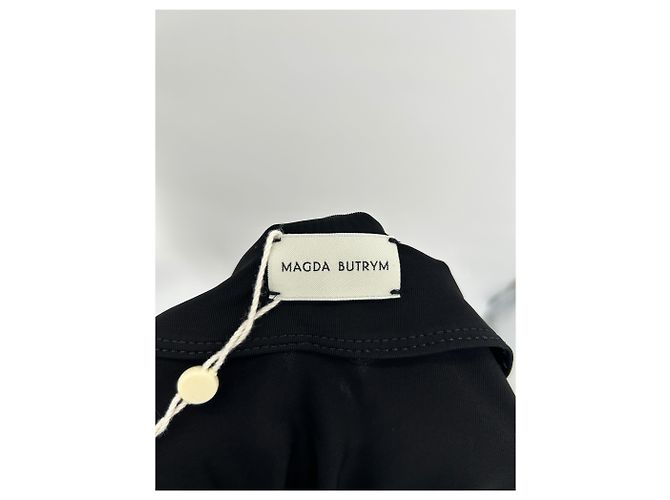 Magda Butrym Kleid T.FR 36 Viskose Schwarz - Ansicht 5