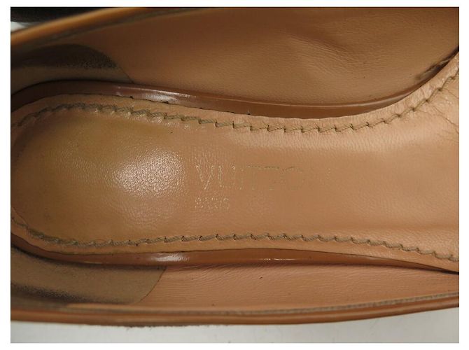 SCARPE LOUIS VUITTON BALLET FLEUR 38 CAMOSCIO MARRONE - vista 8
