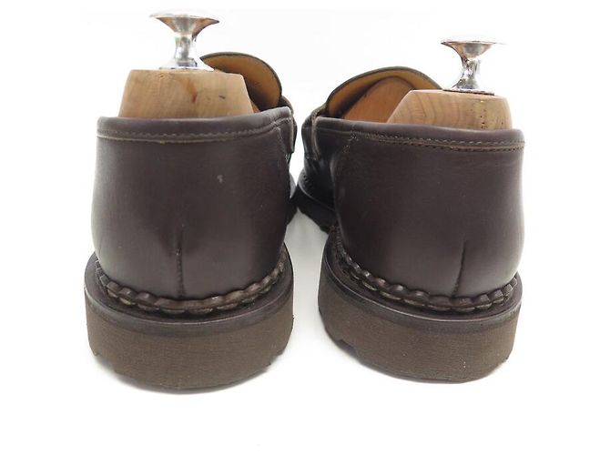 NOVE SCARPE PARABOOT REIMS 099413 MOCASSINI 8 42 IN PELLE - vista 5