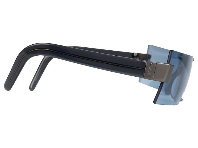 Chanel Shield Sunglasses - '90s Blue - view 2