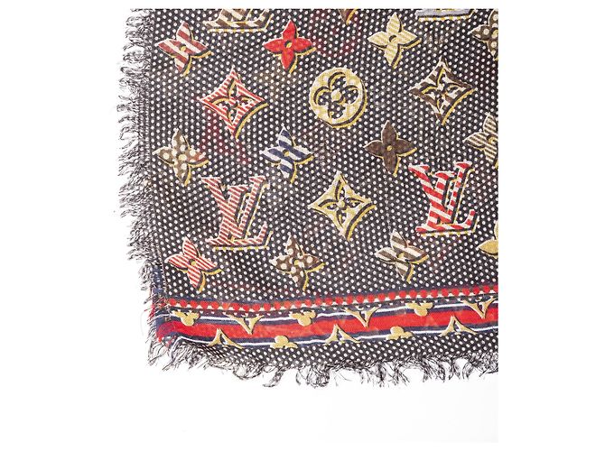 Sciarpa Monogramma Gigante Pop Louis Vuitton - '10s Multicolore - vista 4
