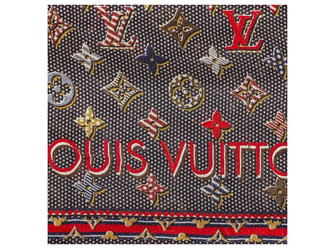 Sciarpa Monogramma Gigante Pop Louis Vuitton - '10s Multicolore - vista 6