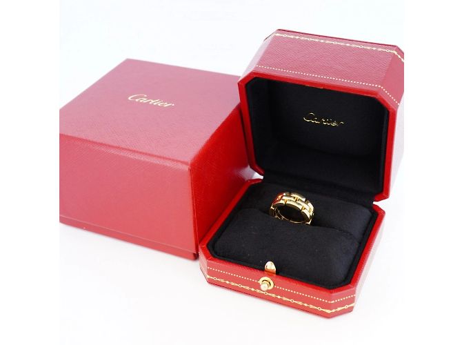 Anello Cartier Maillon Panthère a 3 filetti - vista 8