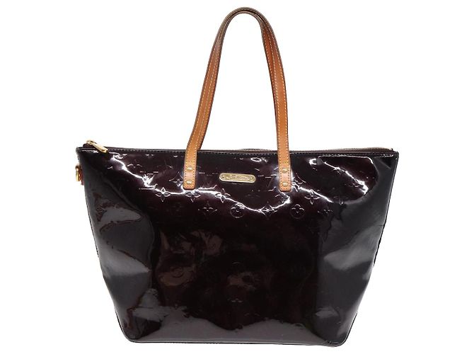 LOUIS VUITTON Borsa Tote Bellevue GM Monogram Vernis Amarante M93589 Auth ep5671 Bordò - vista 13