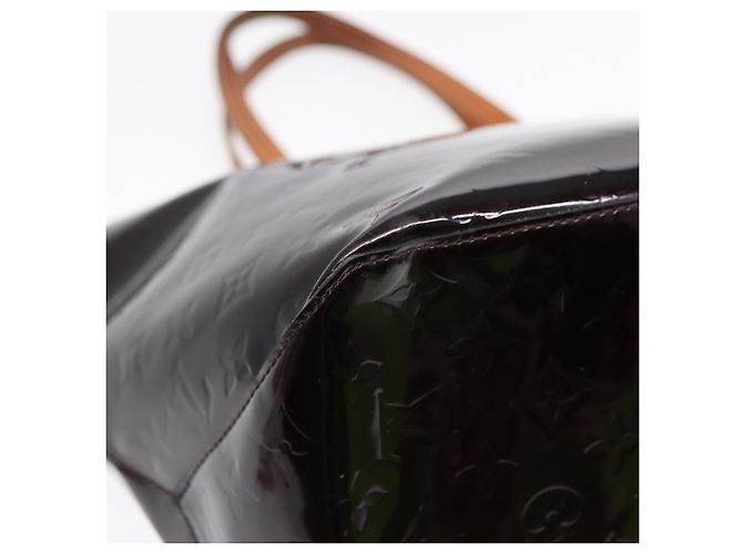 LOUIS VUITTON Borsa Tote Bellevue GM Monogram Vernis Amarante M93589 Auth ep5671 Bordò - vista 16