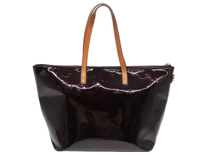 LOUIS VUITTON Borsa Tote Bellevue GM Monogram Vernis Amarante M93589 Auth ep5671 Bordò - vista 2