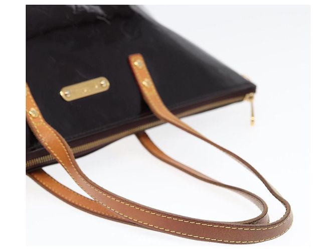 LOUIS VUITTON Borsa Tote Bellevue GM Monogram Vernis Amarante M93589 Auth ep5671 Bordò - vista 7