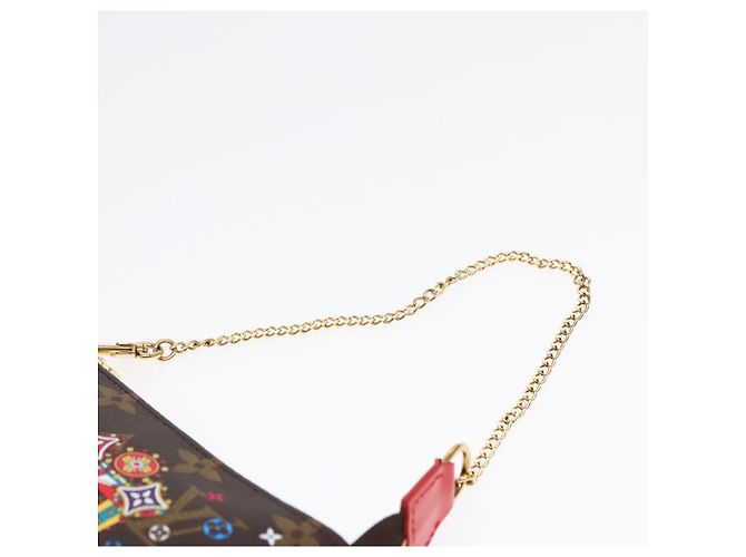 LOUIS VUITTON Monogram Vivienne Mini Pochette Accessoires M69976 LV Auth ac3272 Monogramme - vue 14