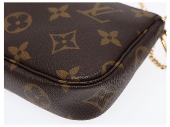 LOUIS VUITTON Monogram Vivienne Mini Pochette Accessoires M69976 LV Auth ac3272 Monogramme - vue 16