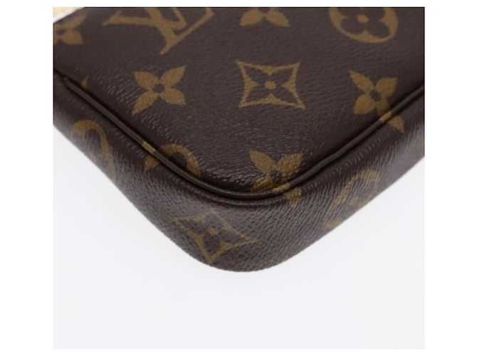 LOUIS VUITTON Monogram Vivienne Mini Pochette Accessoires M69976 LV Auth ac3272 Monogramme - vue 17