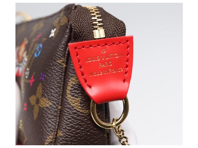 LOUIS VUITTON Monogram Vivienne Mini Pochette Accessoires M69976 LV Auth ac3272 Monogramme - vue 18