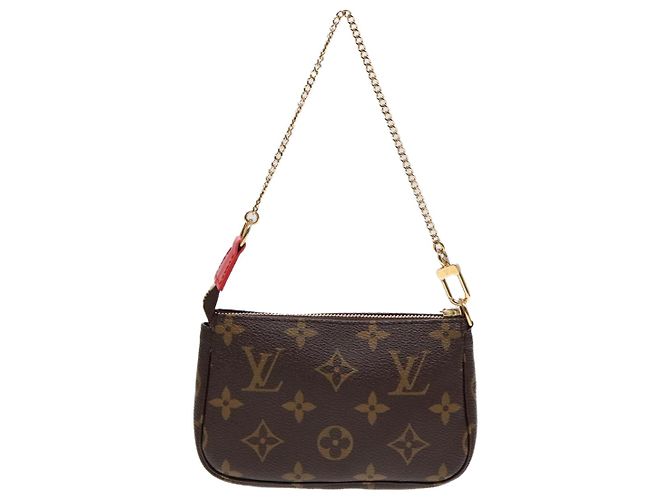 LOUIS VUITTON Monogram Vivienne Mini Pochette Accessoires M69976 LV Auth ac3272 Monogramme - vue 2