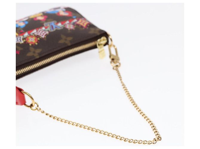 LOUIS VUITTON Monogram Vivienne Mini Pochette Accessoires M69976 LV Auth ac3272 Monogramme - vue 7