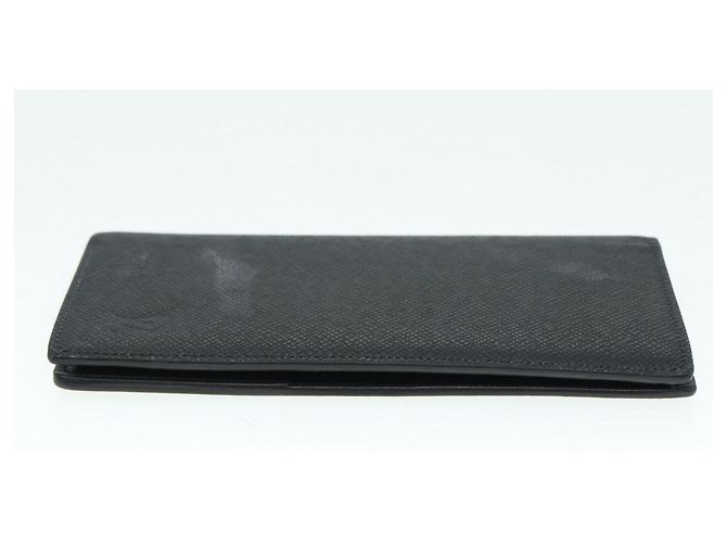 LOUIS VUITTON Taiga Brazza Cartera Larga Ardoise M32572 Auth 89058 Gris - vista 3