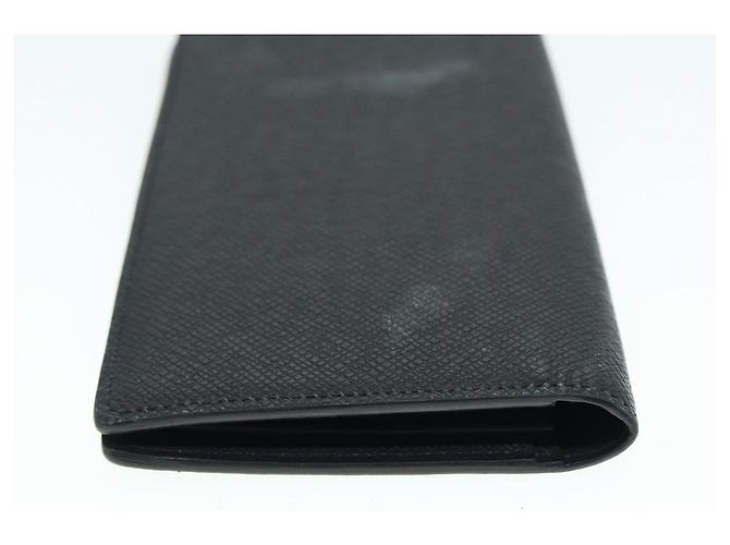 LOUIS VUITTON Taiga Brazza Cartera Larga Ardoise M32572 Auth 89058 Gris - vista 5