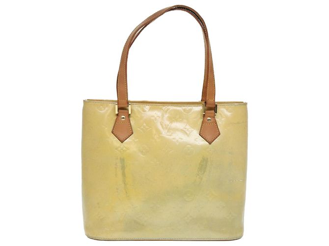 LOUIS VUITTON Monogram Vernis Houston Handtasche Grau M91053 LV Auth tb1146 - Ansicht 13