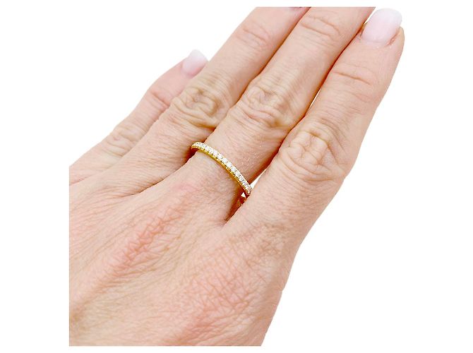 Tiffany & Co Anello Tiffany&Co, 'Soleste', oro giallo, diamanti. - vista 3