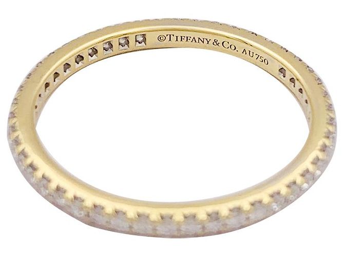 Tiffany & Co Anello Tiffany&Co, 'Soleste', oro giallo, diamanti. - vista 4