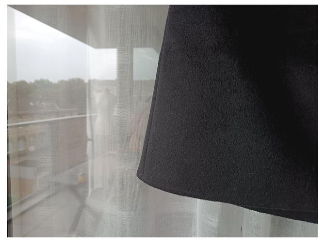 Saia envelope Prada preta de lã e angorá com strass Preto - vista 12