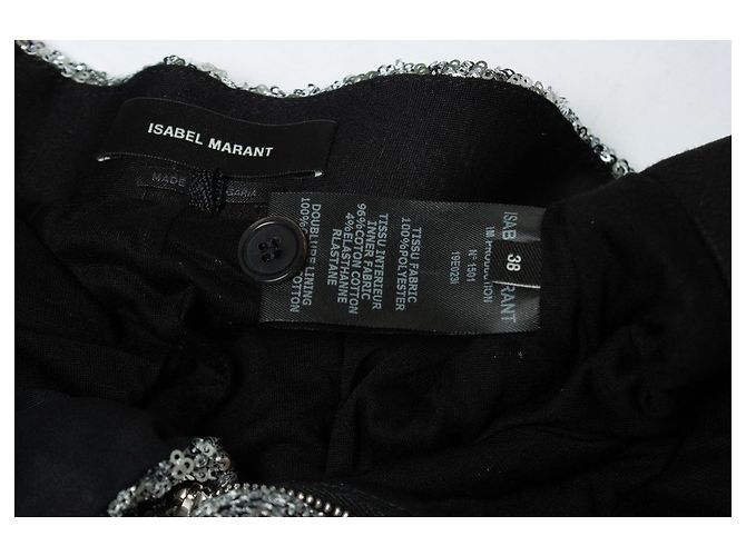 Isabel Marant, Paillettenhose in Silber - Ansicht 5