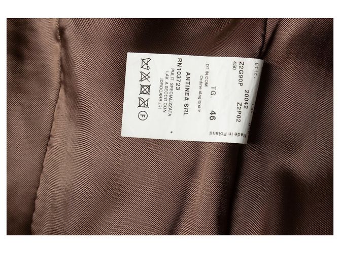 Braune Lederjacke Emporio Armani - Ansicht 5