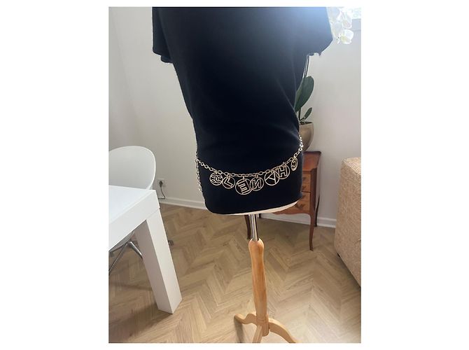 Cambon Chanel Paris Kuba Gürtel Stahl Silber 85 cm - Ansicht 2