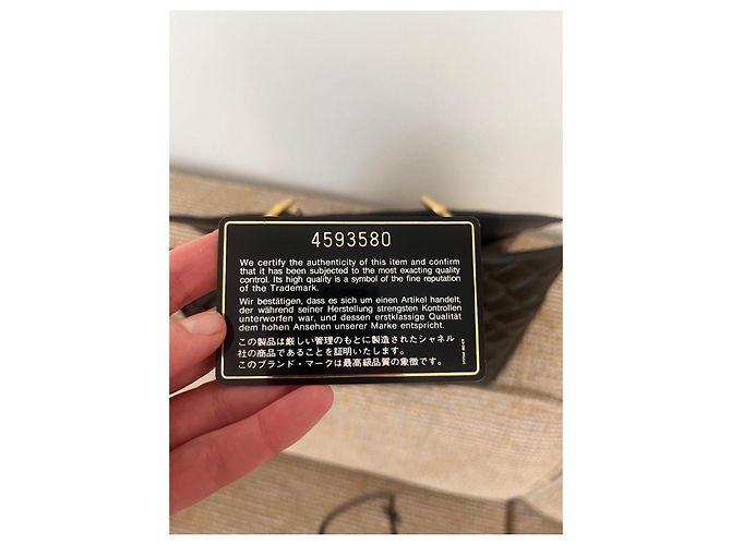 Cambon Vintage Chanel Einkaufsmodell Schwarz - Ansicht 10