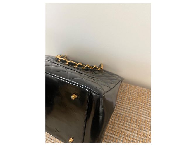Cambon Vintage Chanel Einkaufsmodell Schwarz - Ansicht 6