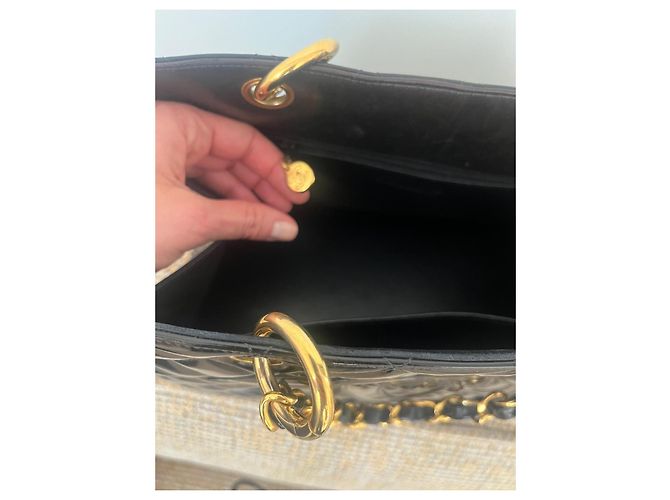 Cambon Vintage Chanel Einkaufsmodell Schwarz - Ansicht 9