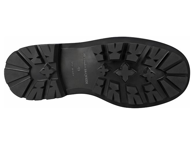 Scarpe derby Worker di Alexander McQueen Nero - vista 4