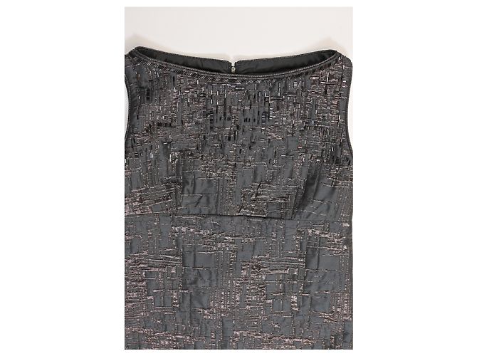 Abito shift mini impreziosito in poliestere nero Dsquared2 - vista 11