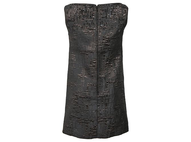 Abito shift mini impreziosito in poliestere nero Dsquared2 - vista 3