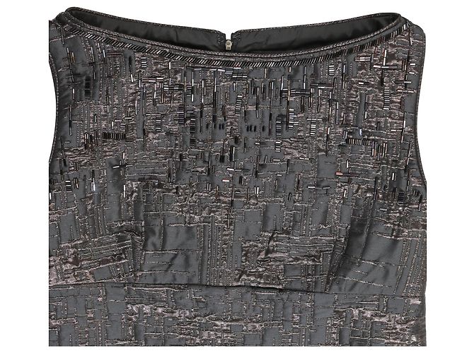 Abito shift mini impreziosito in poliestere nero Dsquared2 - vista 5