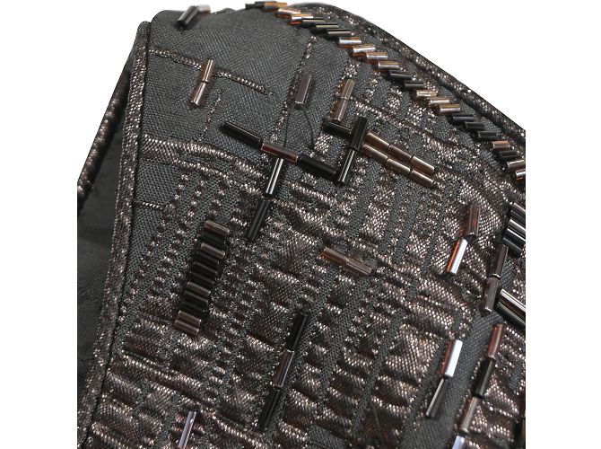 Abito shift mini impreziosito in poliestere nero Dsquared2 - vista 7