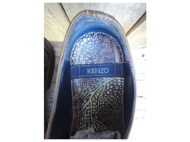 Scarpe stringate Kenzo in pelle marroni uomo taglia 42 Marrone - vista 6