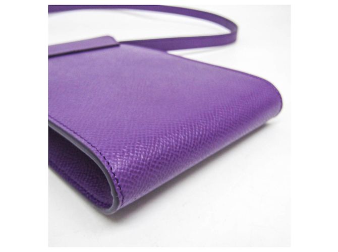 Alfred Dunhill Dunhill CADOGAN Mini Borsa a Spalla Porpora - vista 4