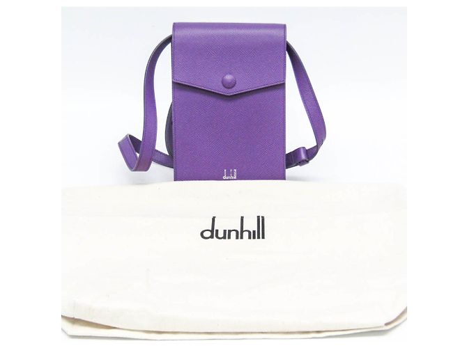 Alfred Dunhill Dunhill CADOGAN Mini Borsa a Spalla Porpora - vista 6