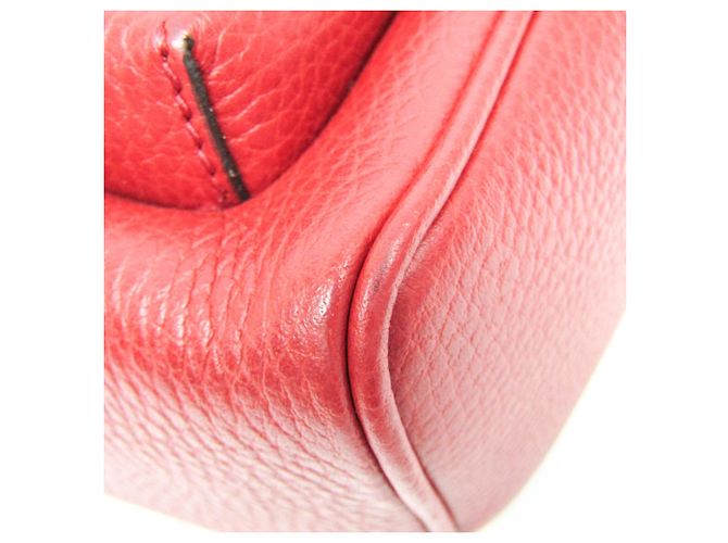 Gucci Soho Interlocking G Damen Leder Rucksack Rot - Ansicht 5