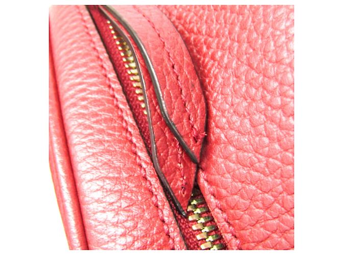 Gucci Soho Interlocking G Damen Leder Rucksack Rot - Ansicht 8