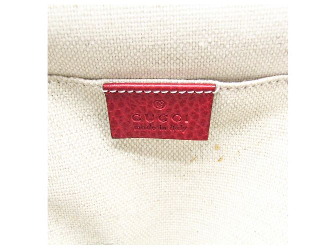 Gucci Soho Interlocking G Damen Leder Rucksack Rot - Ansicht 9
